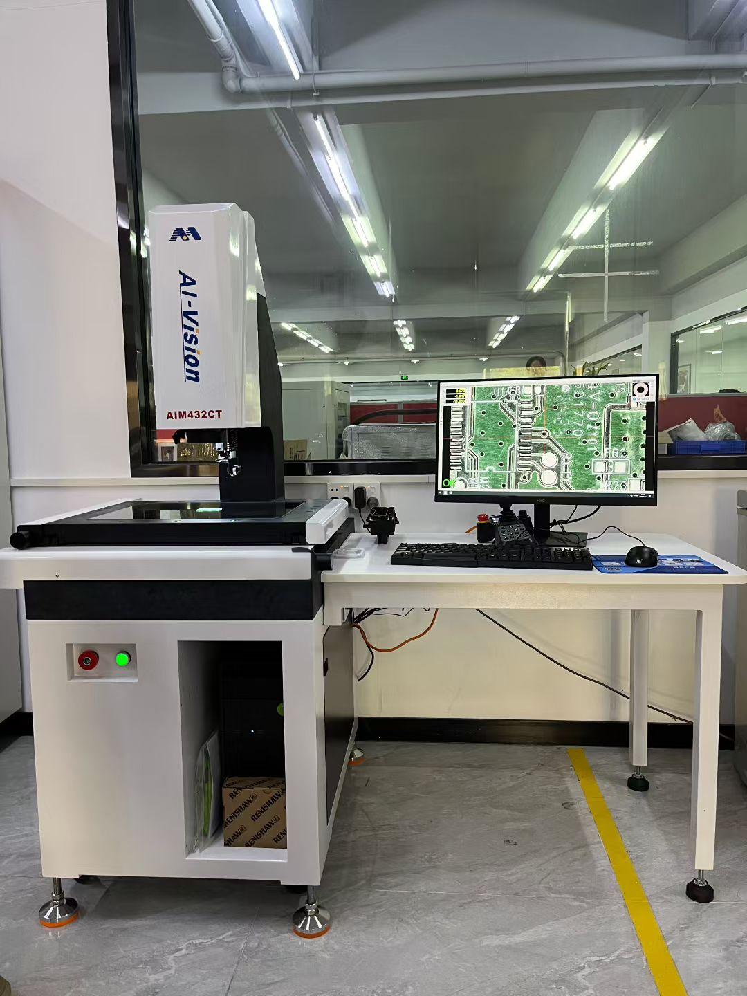 ylzz总站线路检测中心激光影像测量仪在浙江温州安装完成！